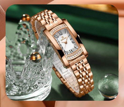 Reloj de Pulsera Cuarzo Mujer Resistente al Agua - Lujo Asequible - Image 10
