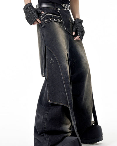 Jeans Deconstruidos con Desgaste Original - Image 19