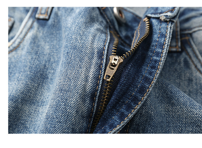 Pantalones Vaqueros Rotos Estilo Retro Americano para Niños - Image 20