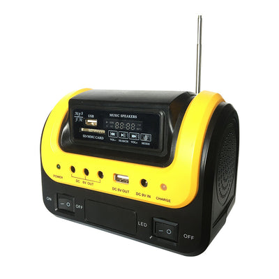 Radio Portátil Solar con Bluetooth, Lámpara LED Integrada - Image 4