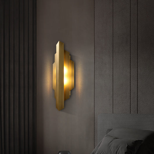 Lámpara de Pared Vintage en Cobre con Diseño Ornamental - Image 2