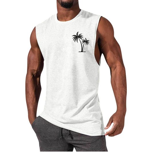 Camiseta Deportiva sin Mangas Hombre Suelta Verano - Image 25