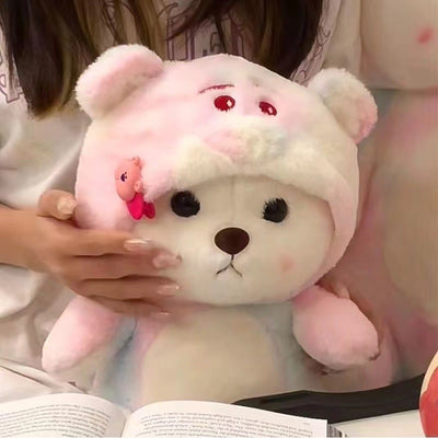 Osito Fresa Adorable de Peluche Multicolor - Image 4