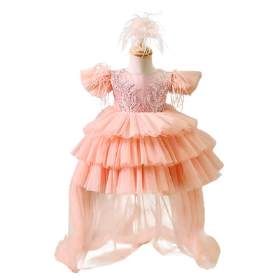 Vestido Infantil de Moda con Volantes Elegantes - Image 13