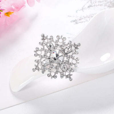 Broche Cuadrado de Aleación con Diamantes - Image 8