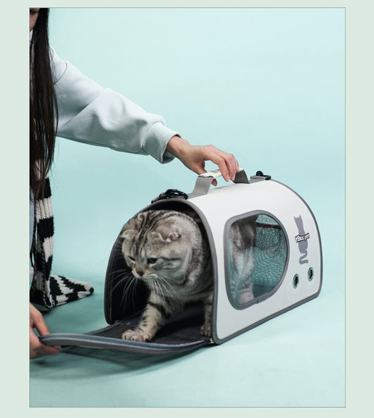 Bolsa Transportadora para Gatos Grande con Soporte y Amplia Capacidad - Image 23
