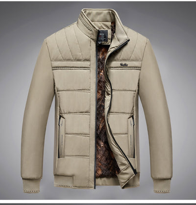Chaqueta Acolchada de Invierno para Hombre con Cuello Alto - Image 17