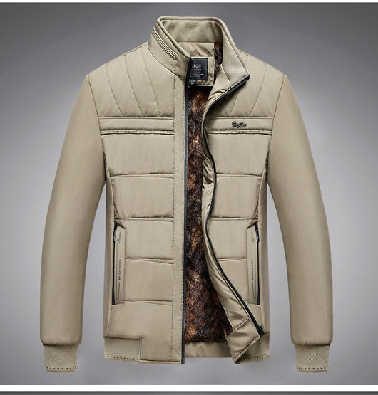 Chaqueta Acolchada de Invierno para Hombre con Cuello Alto - Image 17