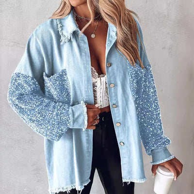 Blusa de Hombros Descubiertos con Patrón Serpentina para Mujer - Image 18