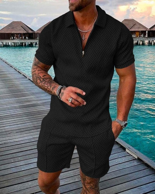 Conjunto Casual de Verano para Hombre: Playera y Shorts Cómodos - Image 2