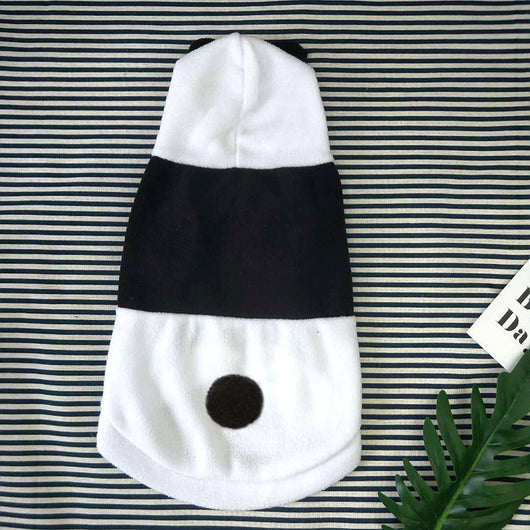 Abrigo para Perro Panda Blanco y Negro - Ropa de Otoño e Invierno - Image 8