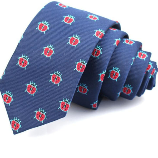 Corbata Estrecha Casual con Diseño Cartoon Versátil y Moderno