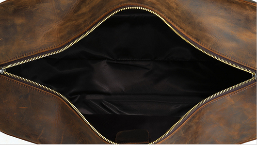 Bolso Viajero de Cuero Crazy Horse Vintage para Hombre - Gran Capacidad - Image 14