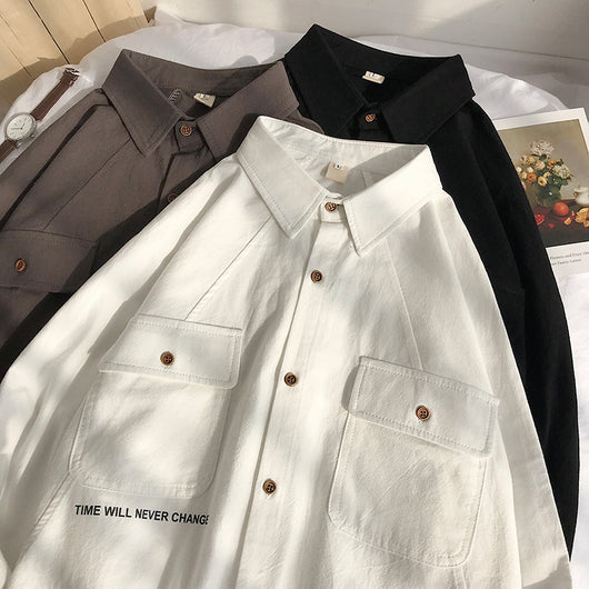 Camisa Suelta y Desenfadada con Forro de Red - Estilo Urbano Moderno - Image 14