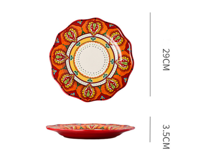 Vajilla Cerámica Bohemia con Diseño Artesanal - Image 32