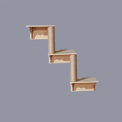 Árbol Rascador para Gatos de Madera Maciza - Image 14