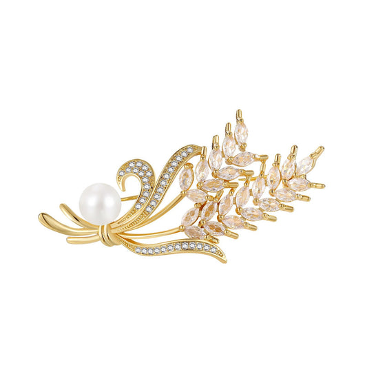 Broche Decorativo Estilo Trigo - Accesorio de Moda Nicho - Image 4