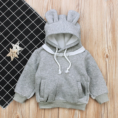 Sudadera con Capucha y Orejas de Osito - Manga Larga en Felpa - Image 16