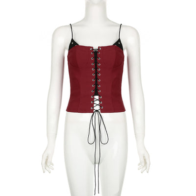Camiseta Ajustada Bicolor con Encaje y Control de Cintura - Image 17