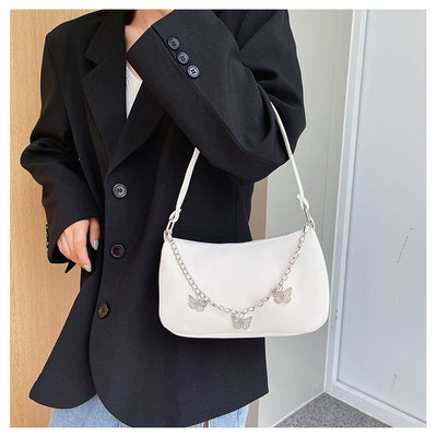 Bolso Bandolera Mariposa con Cadena - Cartera Versátil Comodidad Diaria - Image 33
