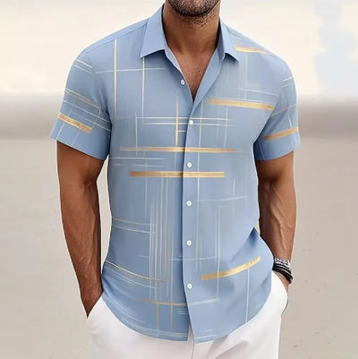 Camisa Casual de Botones para Hombre - Perfecta para Viajes y Aventuras - Image 6