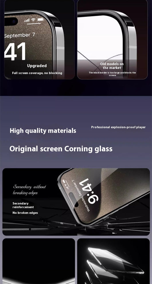 Protector de Pantalla Privado para iPhone 15 Pro Max - Cristal Templado Anti-Espías - Image 13