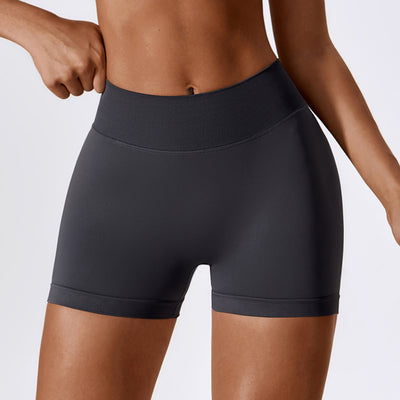 Short de Yoga Cintura Alta Reductor Abdominal con Levantamiento de Cadera