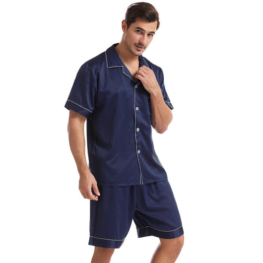 Pijama de Satén Mate Tipo Traje Fresco y Transpirable para Casa