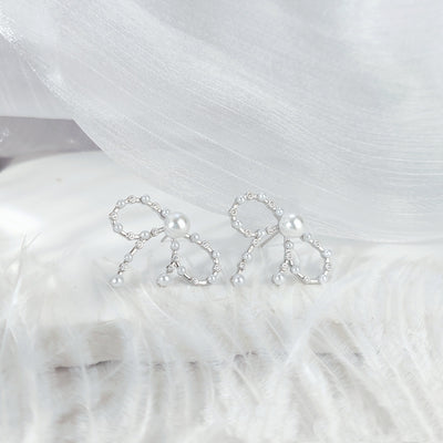 Aretes de Perla con Moño - Diseño Elegante para Mujer - Image 8