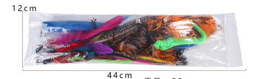 Juguete Interactivo Retráctil para Gatos con Cabeza de Plumas Reemplazable - Image 6