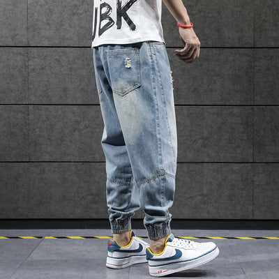 Pantalones Harem Coreanos Sueltos para Hombre - Estilo Casual y Moderno - Image 9