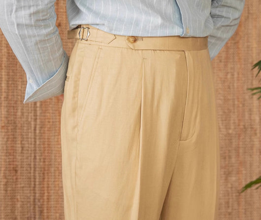 Pantalones Rectos Cintura Alta Summer Naples - Ligeros y Transpirables - Image 13