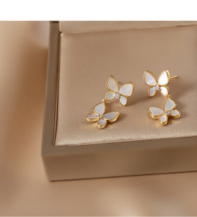Aretes Mariposa con Borla Larga Exquisitos y Trendy - Image 14