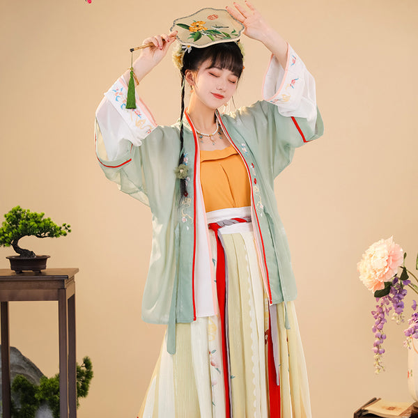 Vestido Tradicional Chino Han Verano - Mejora Moderna del Traje Antiguo