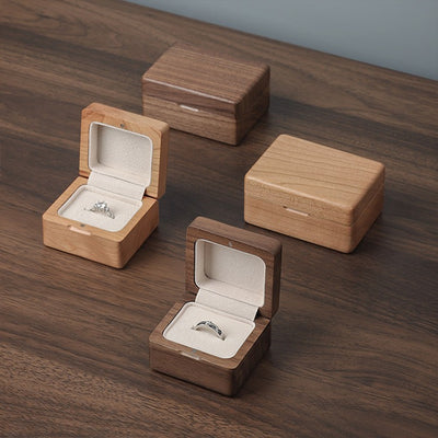 Joyero de Madera de Nogal Maciza - Diseño Lujo Minimalista Portátil - Image 19