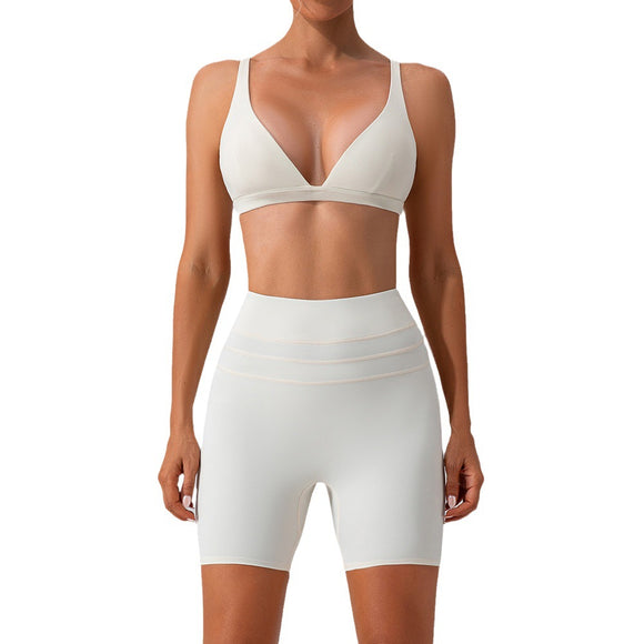 Tight Yoga Sport Set Quick Dry - Second Skin Effect Fitness Training Suit