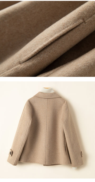 Blazer Reversible de Cashmira para Mujer - Chaqueta Corta de Lujo - Image 11