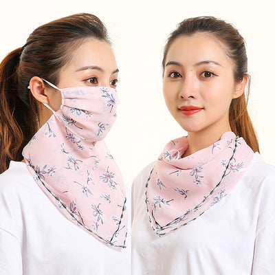 Pañuelo de Seda Protector Solar para Mujer - Máscara Cuello y Cara Verano - Image 25