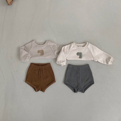 Conjunto Infantil Casual con Diseños de Dibujos Animados - Image 9