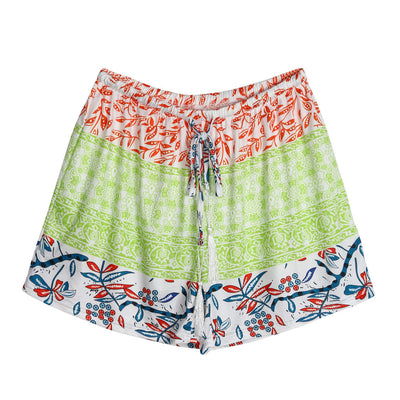 Shorts de Playa Cintura Alta con Estampado y Tela Elástica - Image 13