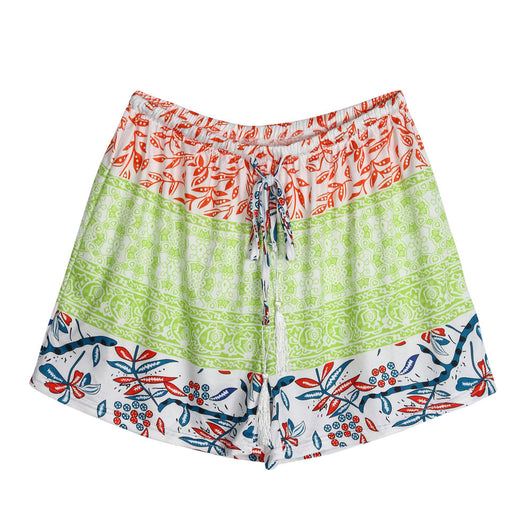 Shorts de Playa Cintura Alta con Estampado y Tela Elástica - Image 13