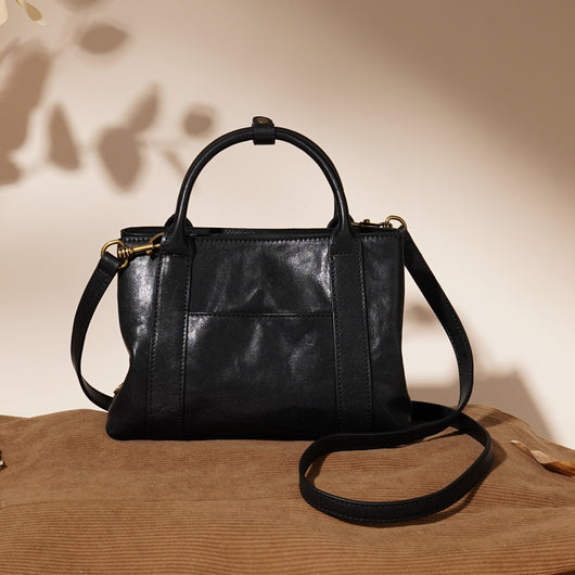 Bolso de Cuero Genuino Capacidad Grande - Bolsa Casual para Hombro - Image 2