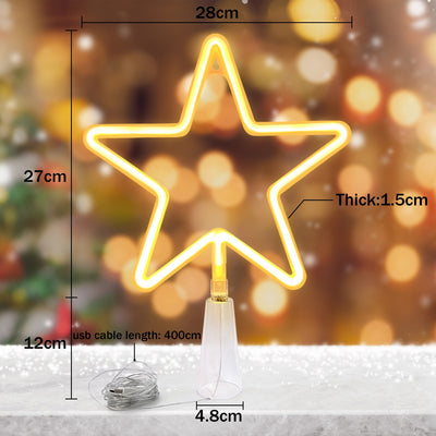 Luz Estrella 3D Luminosa para Árbol de Navidad - Image 11