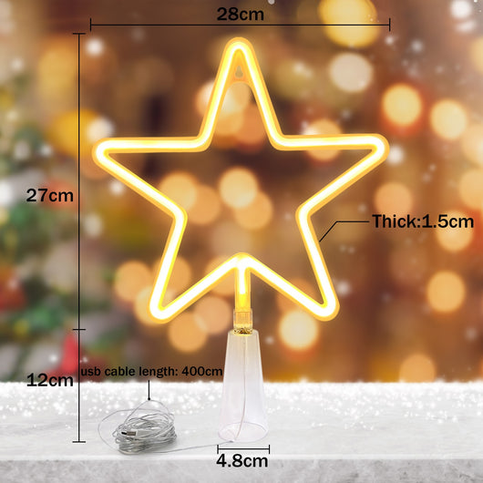 Luz Estrella 3D Luminosa para Árbol de Navidad - Image 11
