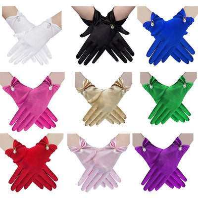 Guantes Cortos de Satén Personalizados para Mujer - Image 26