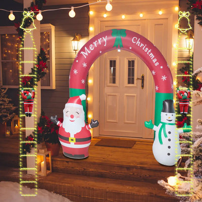 Cadena de Luces LED Navideñas con Papá Noel Escalador - Image 10