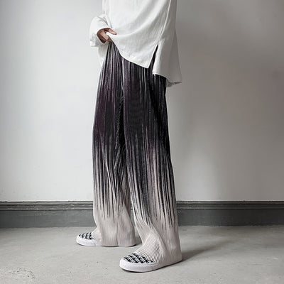 Pantalones Hombre Corte Relajado con Rayas Degradadas - Image 10