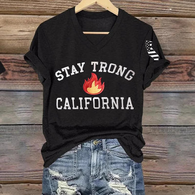 Playera Cuello V para Mujer en Poliéster Premium