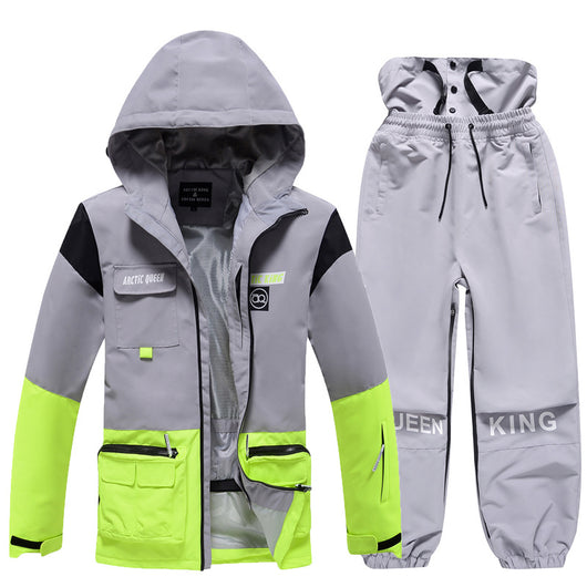 Traje de Esquí para Parejas - Abrigo Térmico Grueso Unisex - Image 11