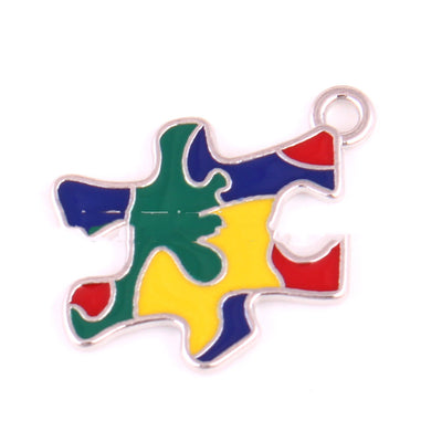 Colgante de Joyería Inclusiva para Familia con Autismo - Diseño Goteo Artístico - Image 4